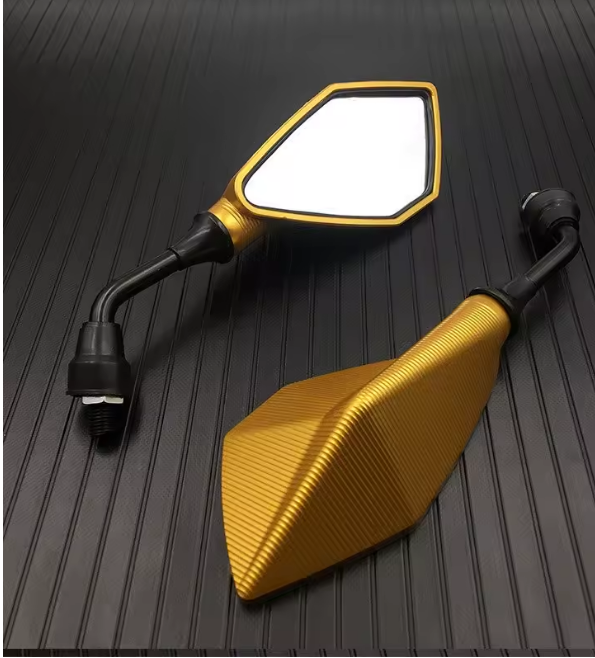 Espelho retrovisor universal para motocicleta m10, peças de reposição para scooter, e-bike, espelho auxiliar de ré, acessórios modificados